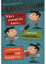 This Is A Card For A Perfect Son